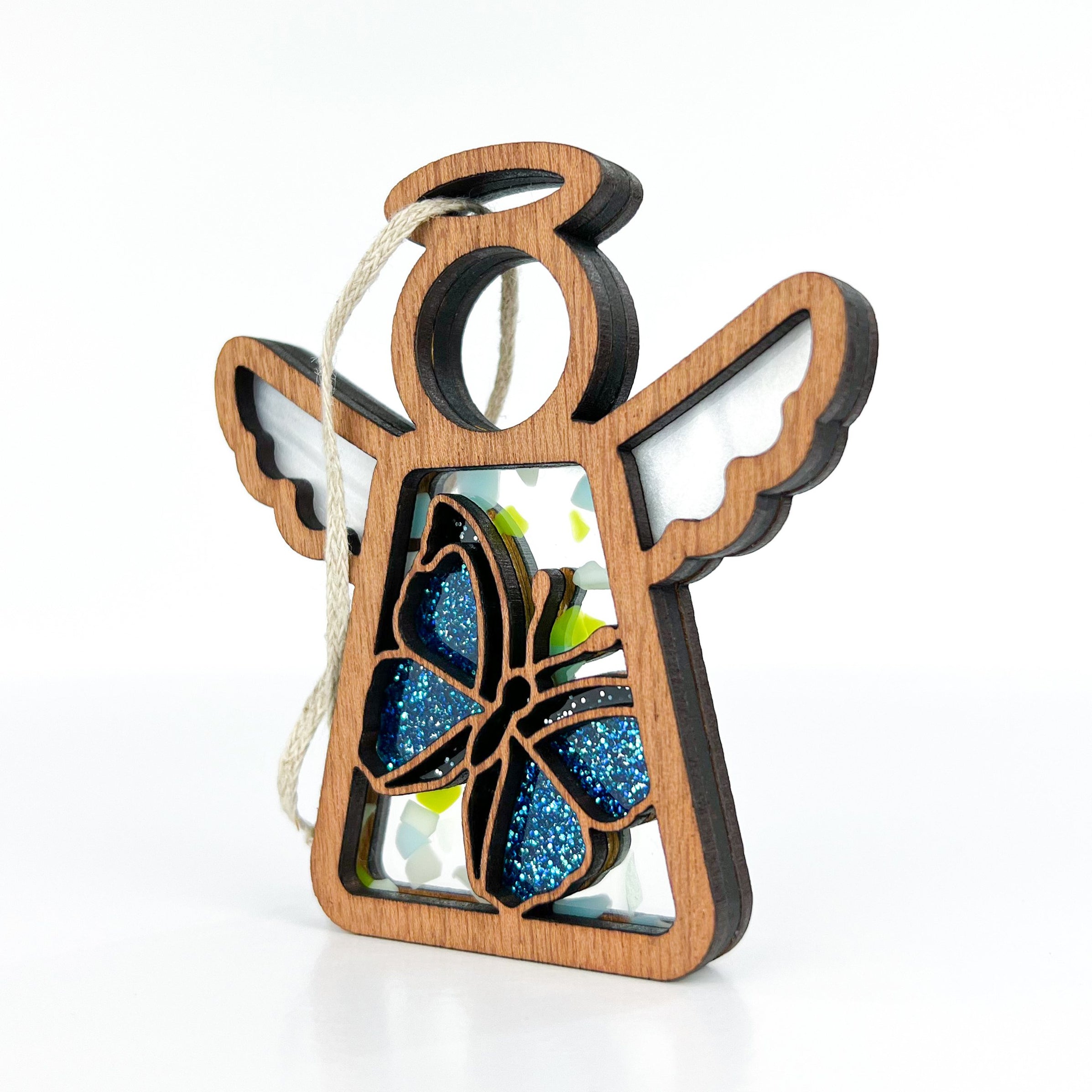 Morpho Blue Butterfly Ornament | Angel & Butterfly Gifts